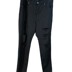 American Bazi Denim Plus Size 3X black